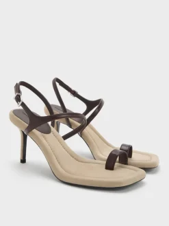 Toe-Ring Stiletto Sandals