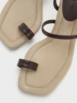 Toe-Ring Stiletto Sandals