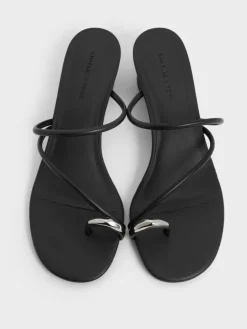Toe-Ring Strappy Heels