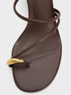 Toe-Ring Strappy Heels