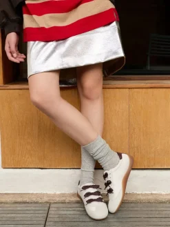 Triple-Bow Sneakers