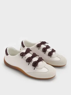 Triple-Bow Sneakers