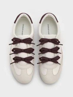 Triple-Bow Sneakers