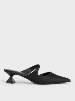 Vada Asymmetric Sculptural Heel Pumps