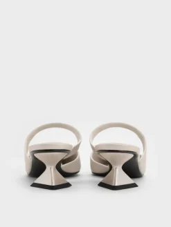 Vada Asymmetric Sculptural Heel Pumps