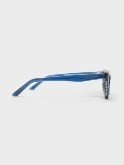 Vesta Angular Cat-Eye Sunglasses