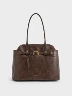 Victoria Belted Tote Bag