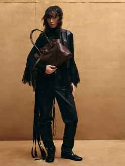Victoria Belted Tote Bag