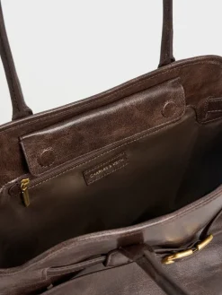 Victoria Belted Tote Bag