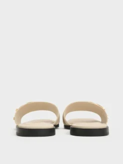 Whitney Leather Slide Sandals