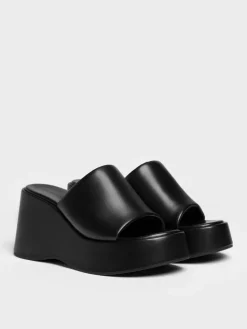 Wide-Strap Platform Wedges