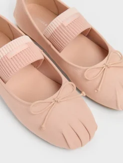 Winona Faux Suede Mary Jane Flats