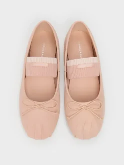 Winona Faux Suede Mary Jane Flats