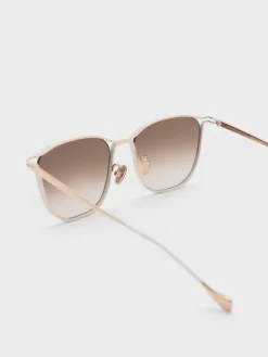 Wire Frame Butterfly Sunglasses