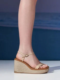 Woven Espadrille Wedges