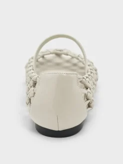 Woven Mary Jane Flats