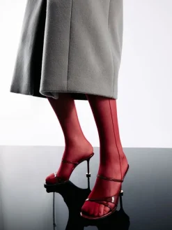 Wynn Patent Strappy Heeled Mules