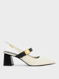 Yvette Mary Jane Slingback Pumps