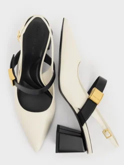 Yvette Mary Jane Slingback Pumps