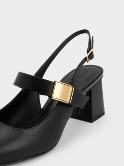 Yvette Mary Jane Slingback Pumps